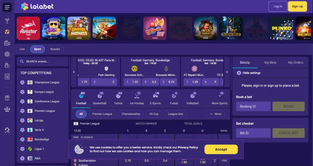 populārs LalaBet Casino pirmās iemaksas bonuss attēls valstī Latvia