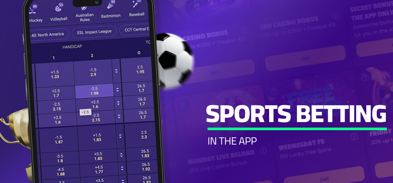 sports betting app