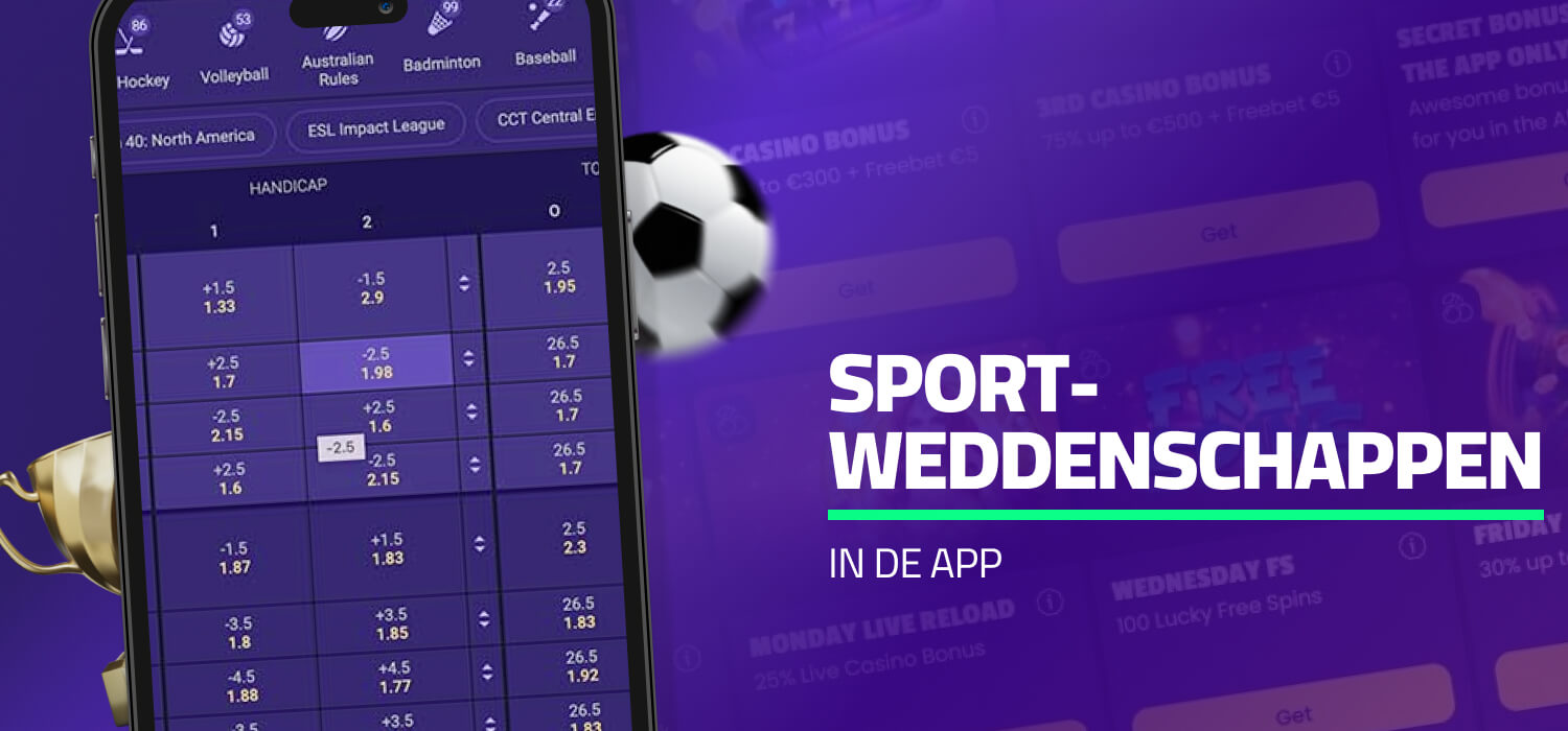 Sportweddenschappen plaatsen met LalaBet App